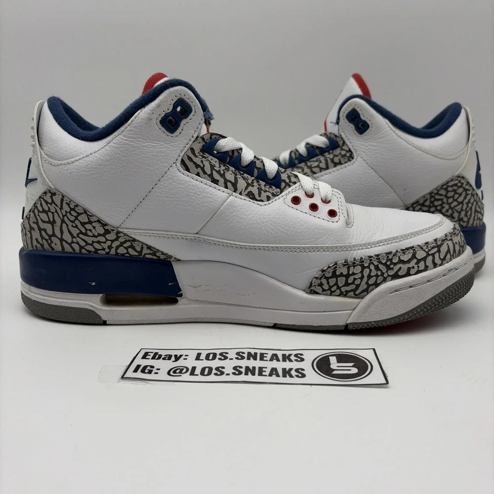 Size 9.5 - Jordan 3 Retro OG Mid True Blue (854262-106)